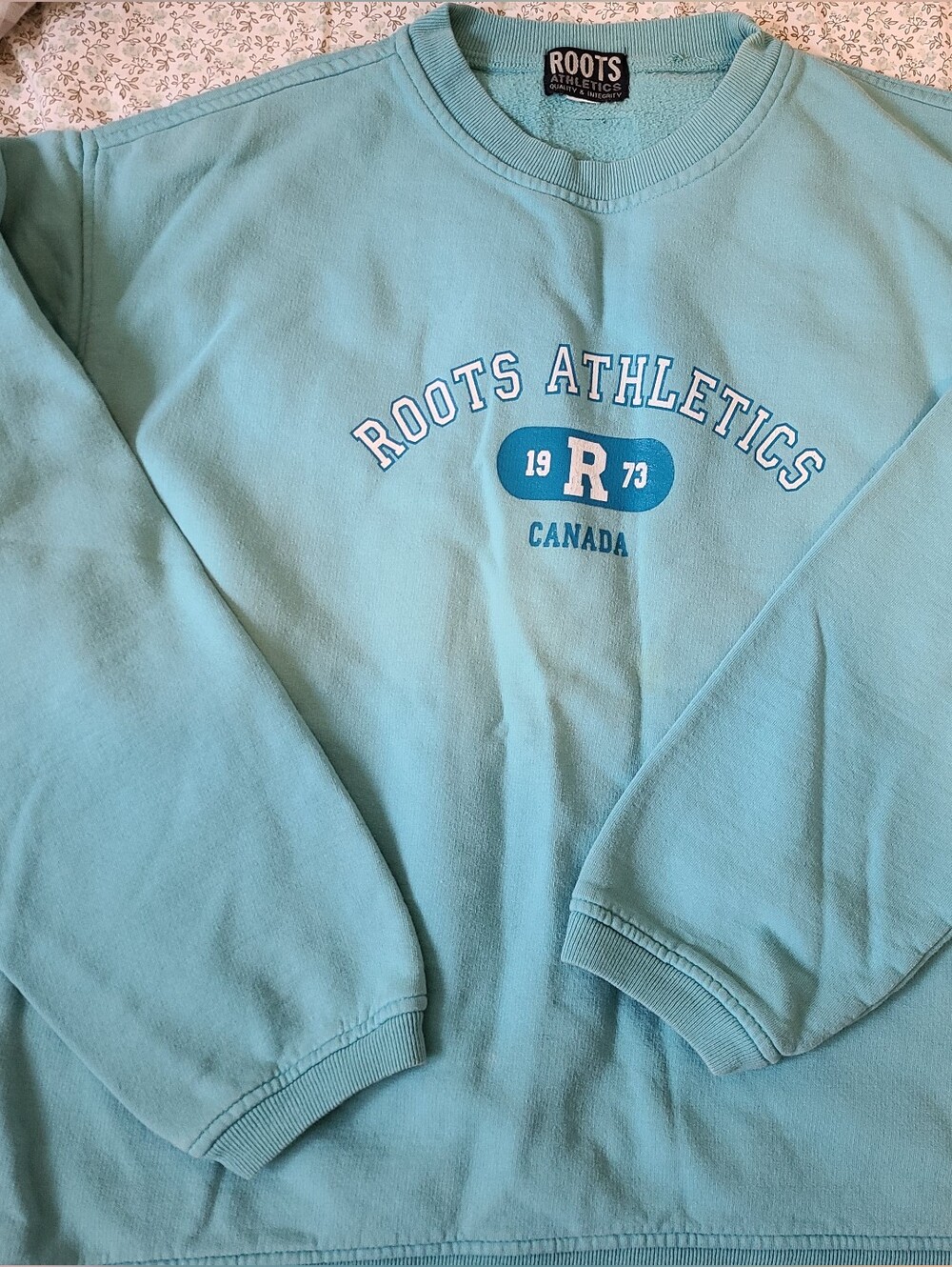 Vintage 1980's Roots Blue Crewneck Sweatshirt